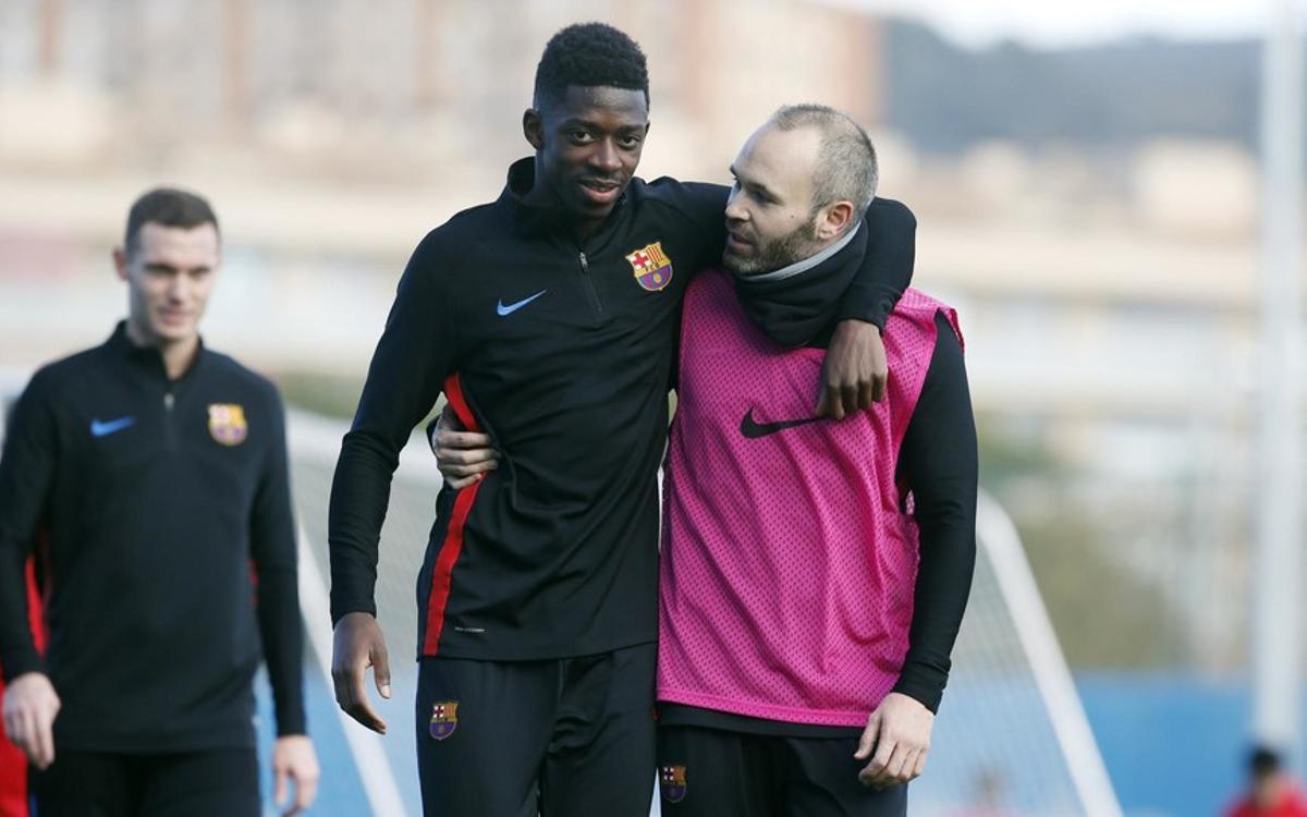 Dembélé out for three to four weeks