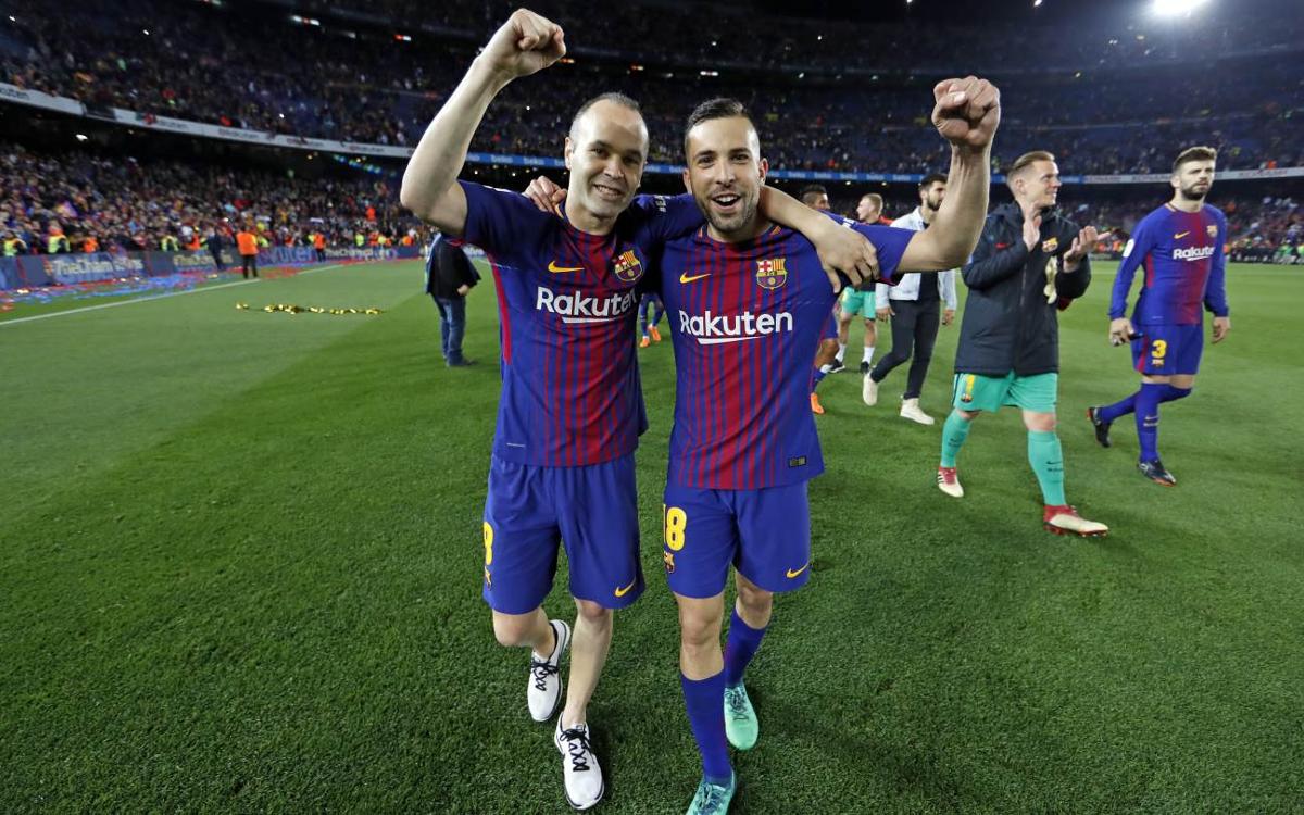 Piqué, Alba, Busquets and Iniesta in Spain World Cup squad