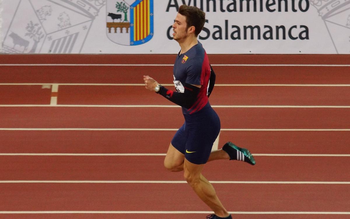 Óscar Husillos bate el récord de España de los 400 metros (45,86)
