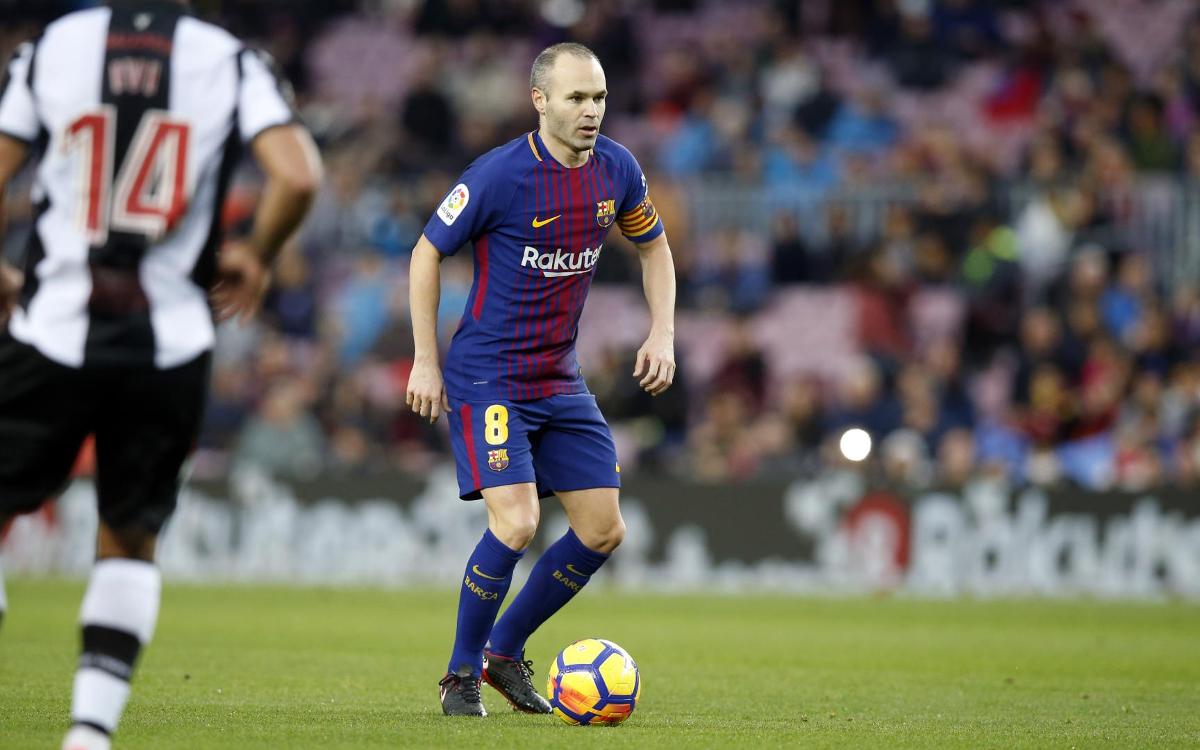 Levante: Victims of Andrés Iniesta's first ever goal for FC Barcelona