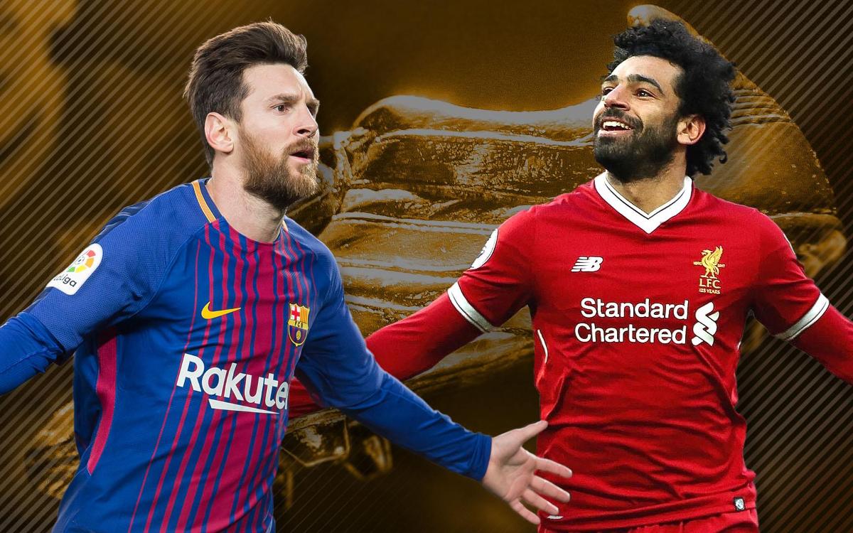 Messi et Salah, au coude-à-coude pour le Soulier d'Or Européen