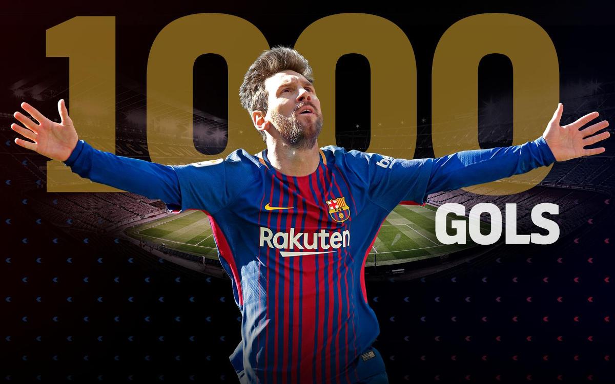 Lionel Messi arriba als 1.000 gols com a futbolista
