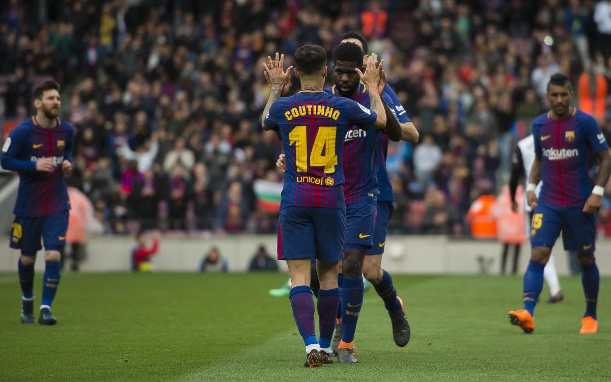 VIDEO: Coutinho's first five assists for Barça!