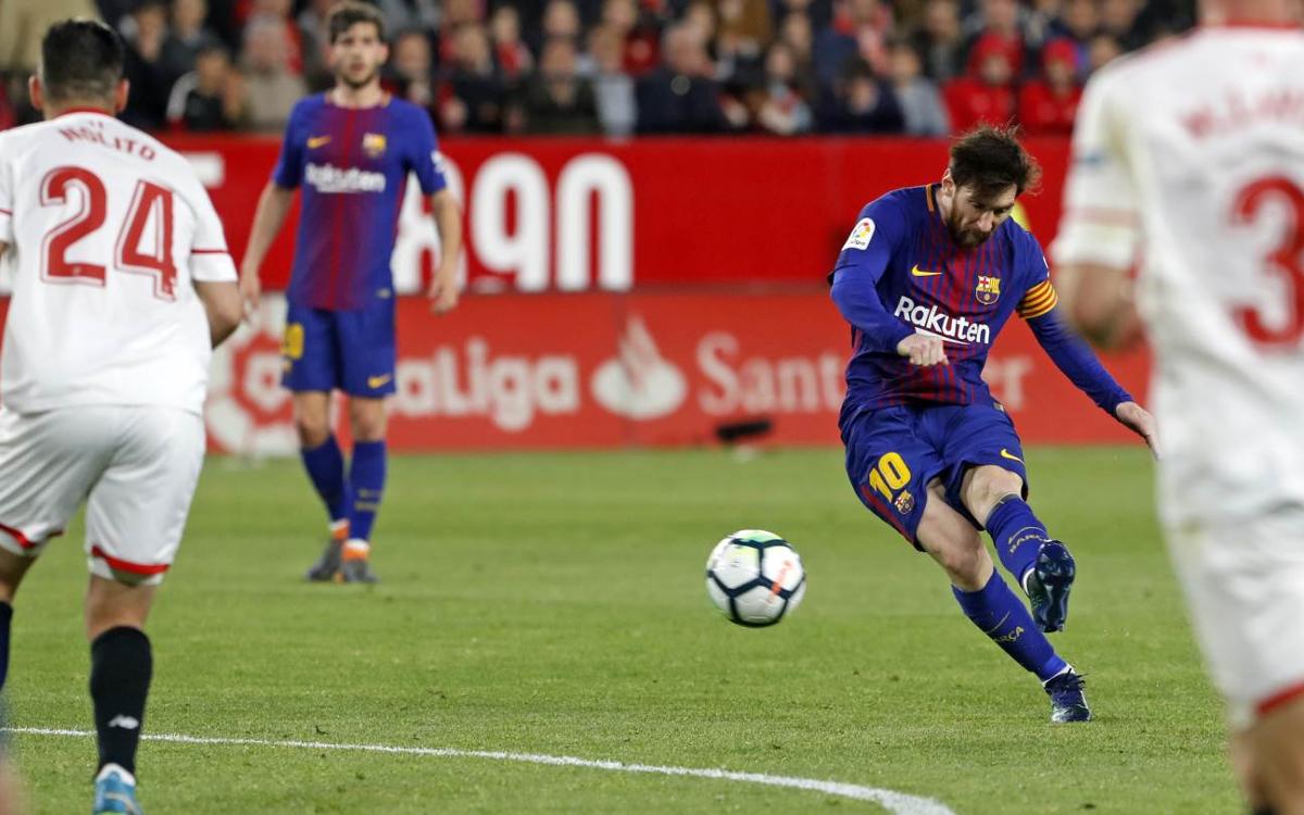 Messi's goal at the Sánchez Pizjuán from every angle