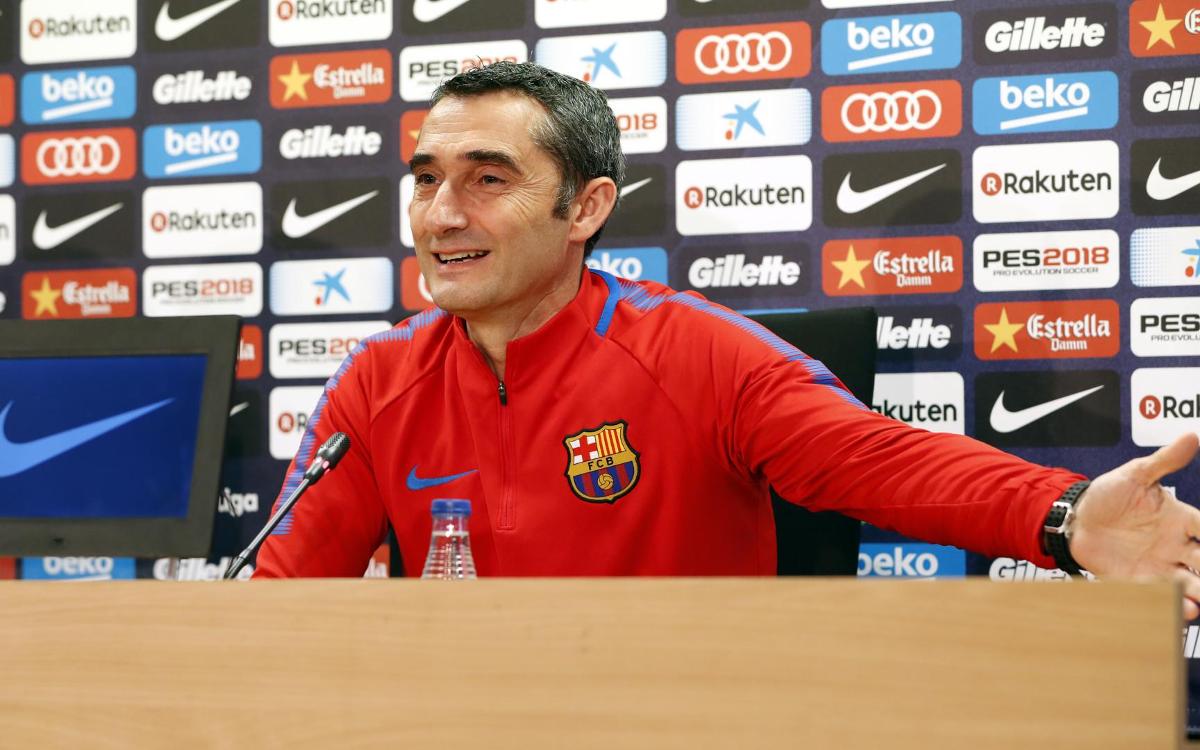 Ernesto Valverde: “Hi haurà canvis a l’equip, és una setmana intensa”