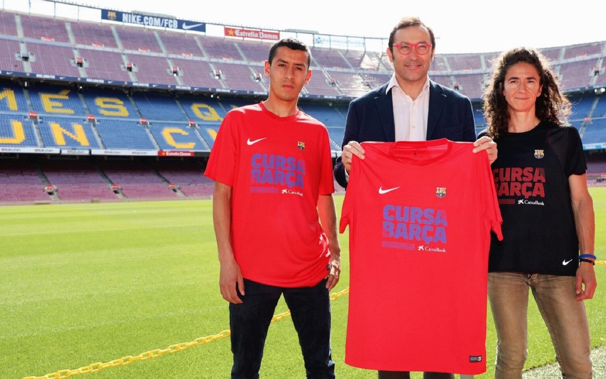 Perceptible suéter Etapa Presentada la camiseta Nike de la Cursa Barça CaixaBank 2018
