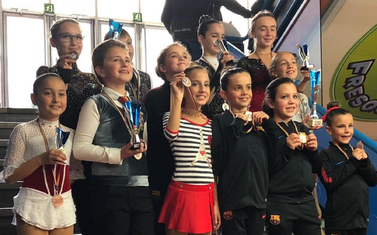 La secció de patinatge recull onze medalles a Andorra