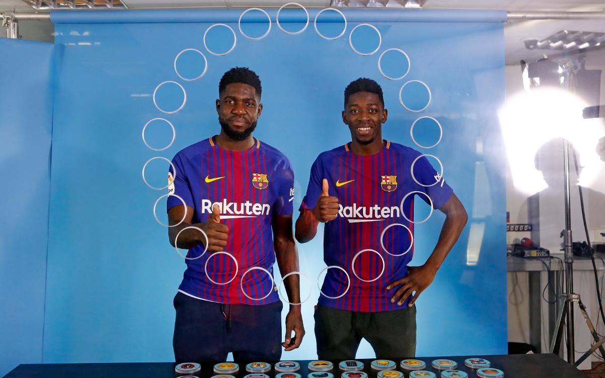 Barça Emojis: Umtiti and Dembélé!