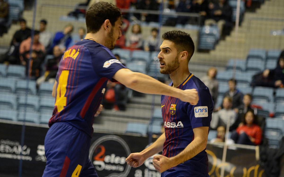 Santiago Futsal – FC Barcelona Lassa: Exhibició ofensiva en un duel vibrant (3-8)