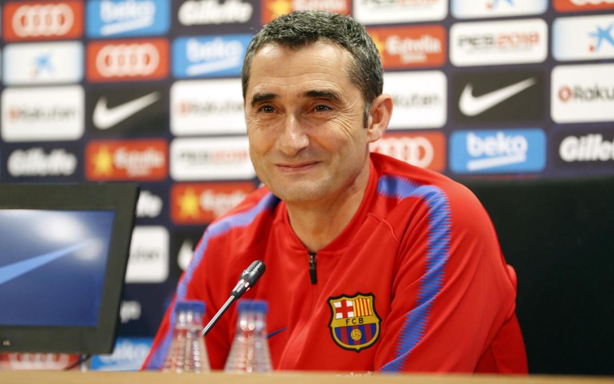 Ernesto Valverde: “És un partit clau en un camp difícil”