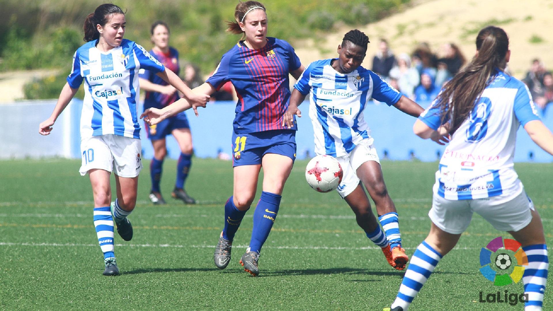 CRÓNICA Sporting Huelva - Barça Femenino: La Liga sigue igual (1-1)