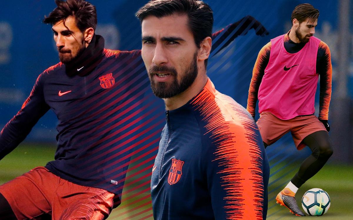 How does André Gomes train?