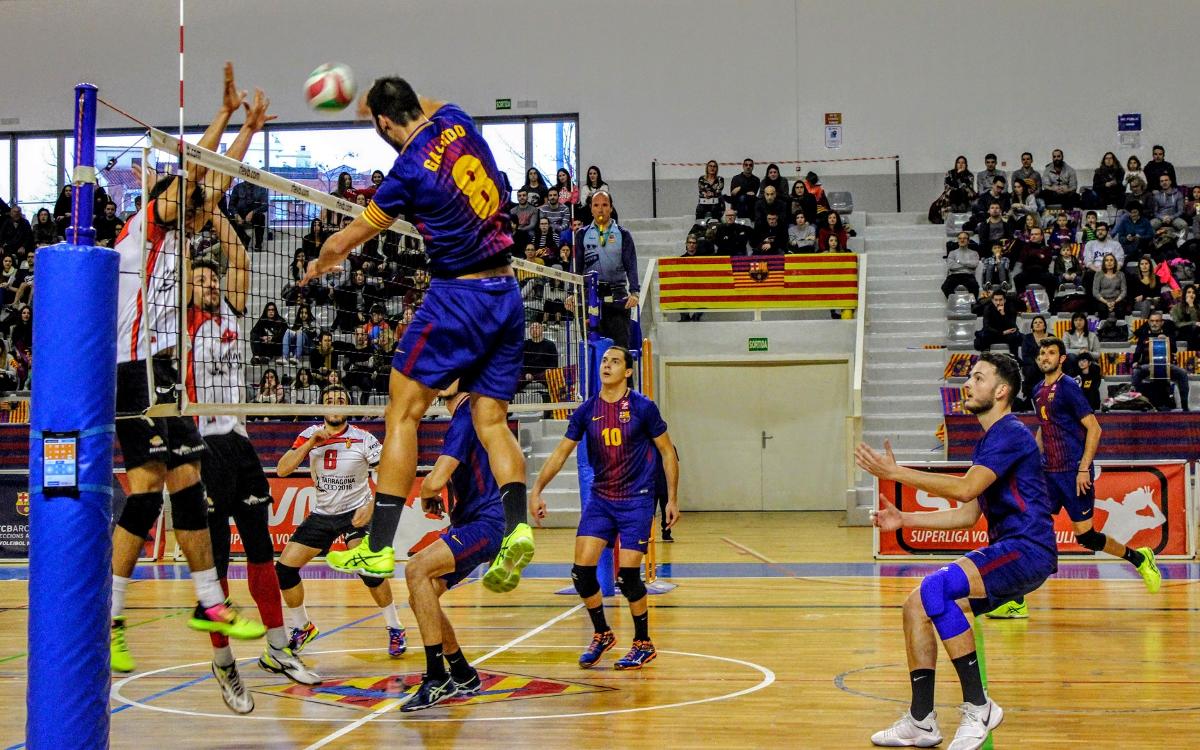 Barça TV emetrà en directe el Barça-Unicaja de voleibol (dissabte, 18.00h)