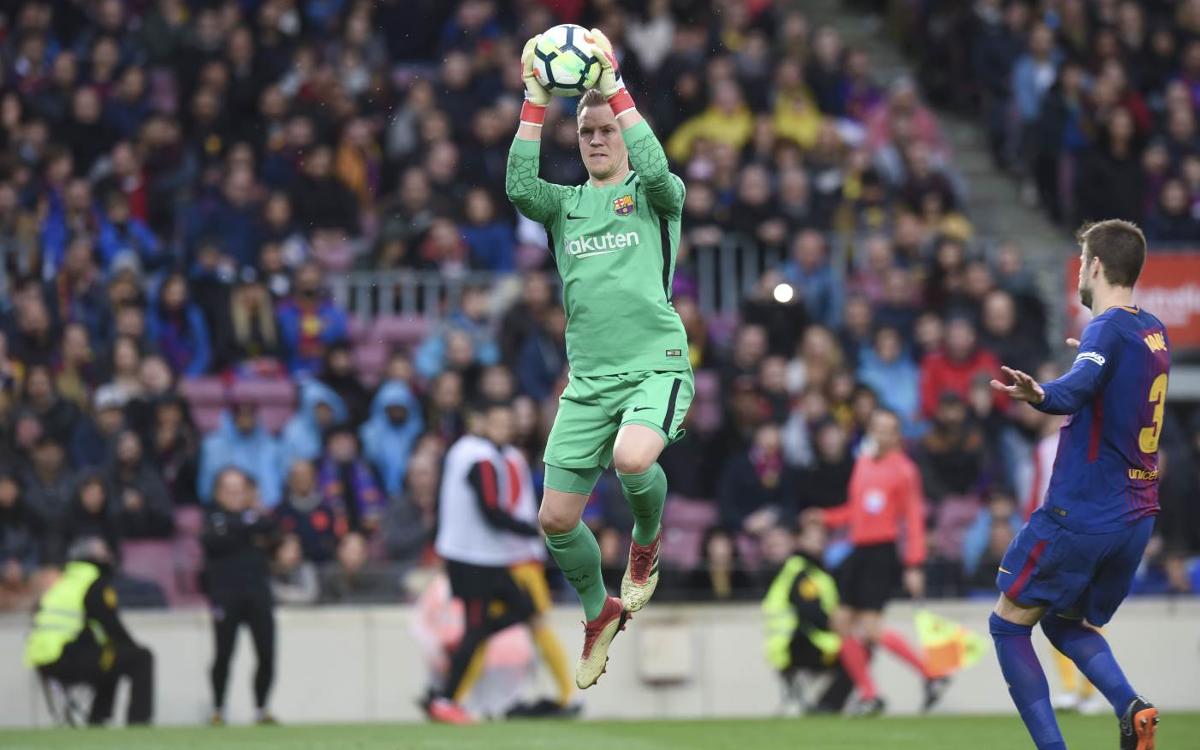 Ter Stegen and Barça have a closet full of clean sheets