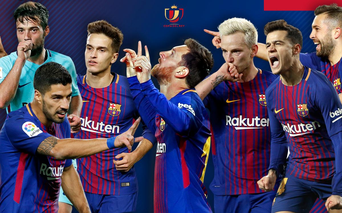 Todos los goles del FC Barcelona en la Copa del Rey