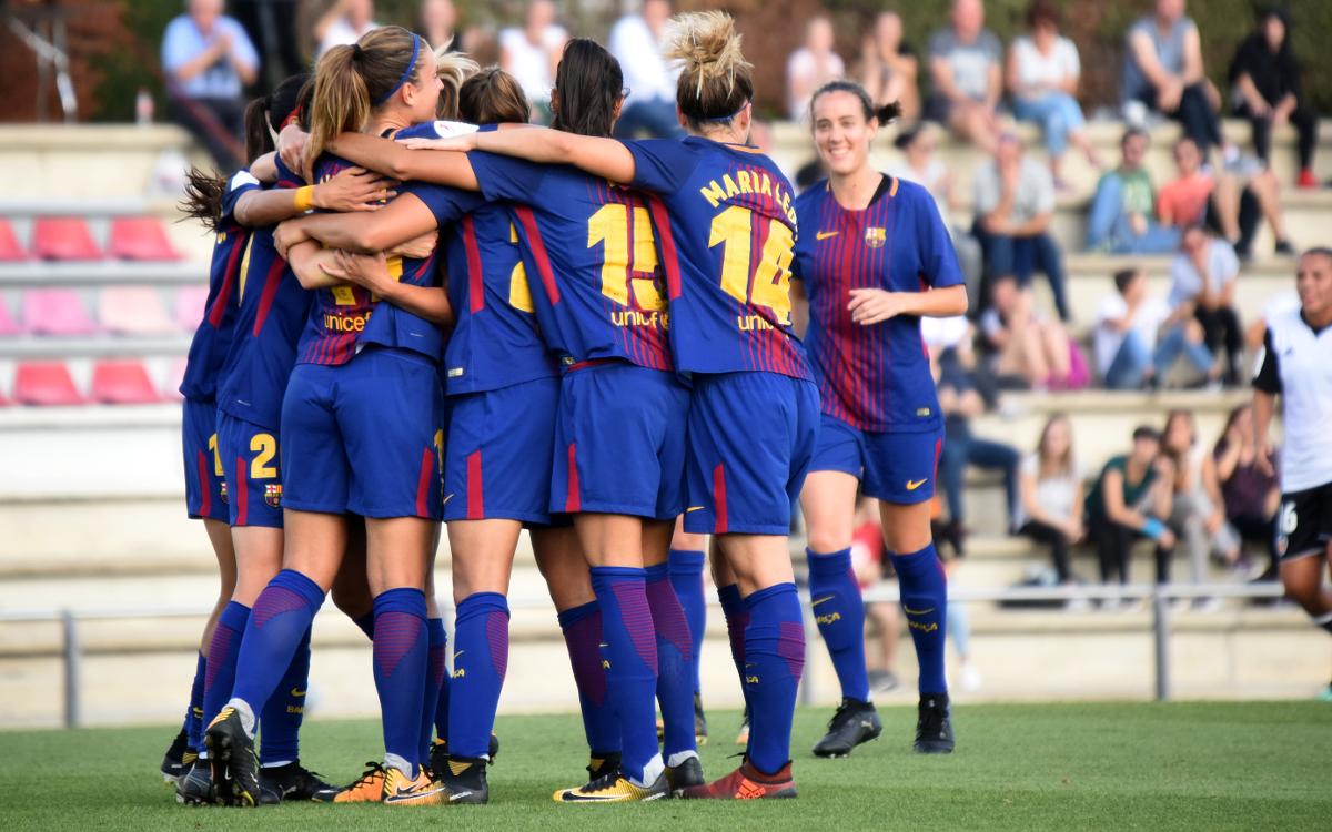 FC Barcelona Femenino - Valencia Femenino: Continúan intratables (2-0)