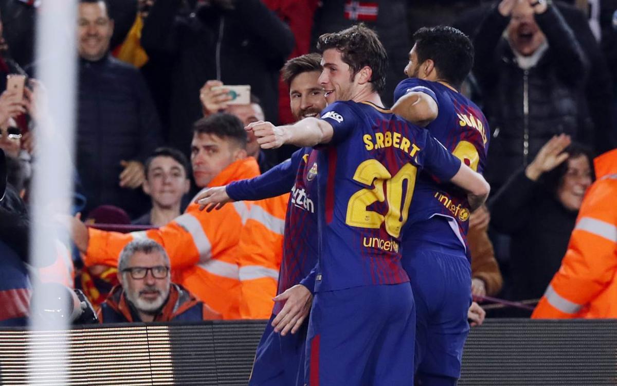 The most influential Sergi Roberto