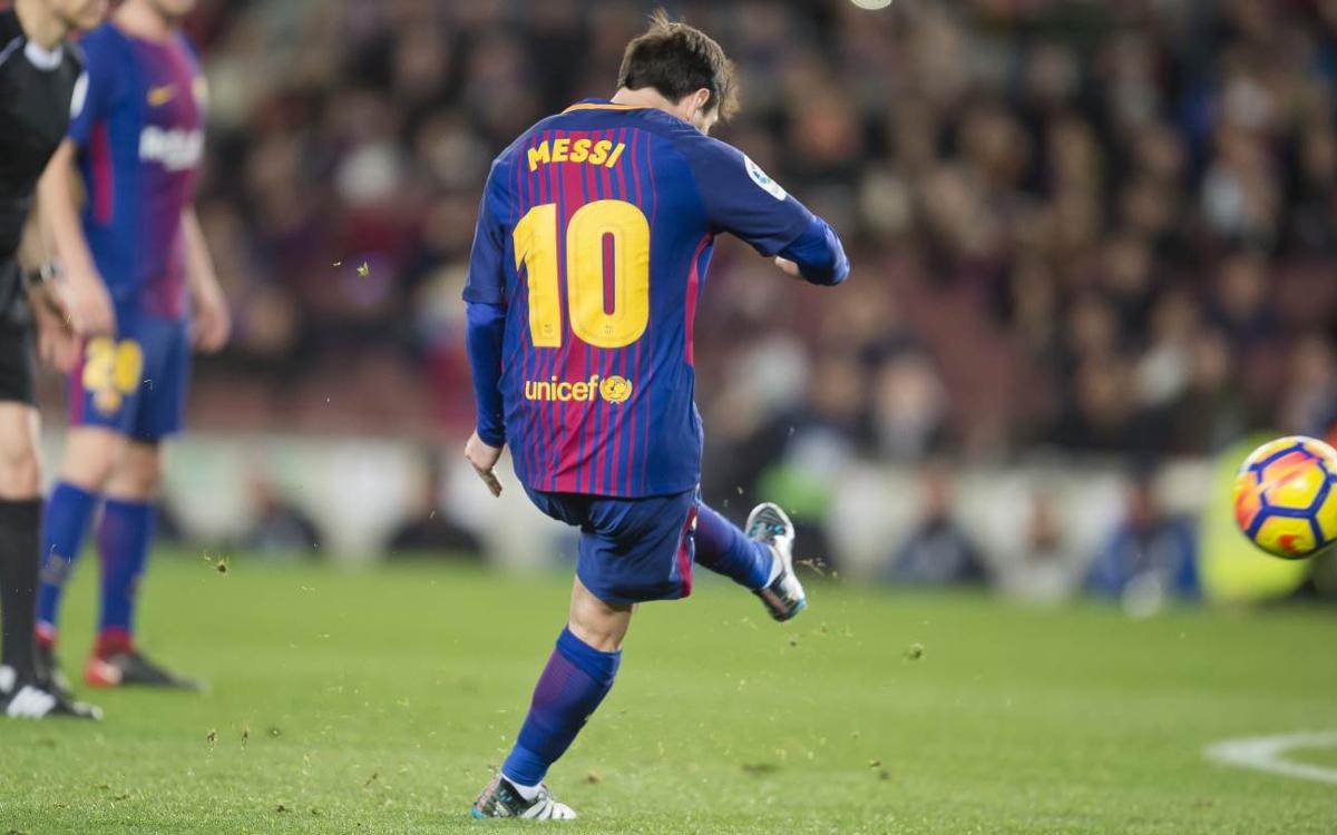 La obra de arte de Messi que valió el triunfo contra el Alavés