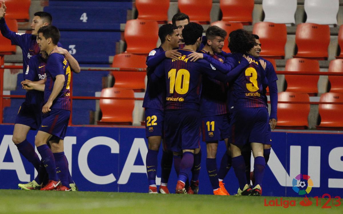 CD Lugo – FC Barcelona B: Remuntada amb doblet de Nahuel (1-2)