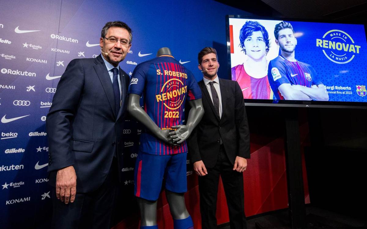 Sergi Roberto: 'I want to stay as long as I can'