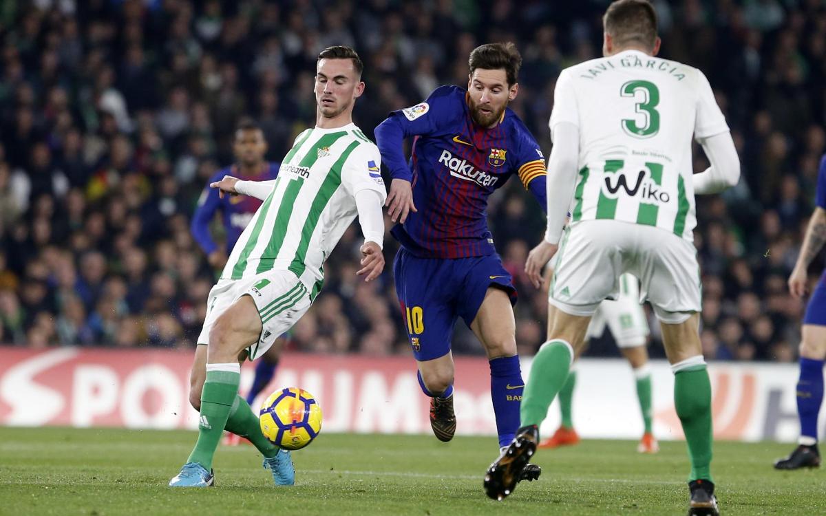 El Benito Villamarín se rinde a Lionel Messi