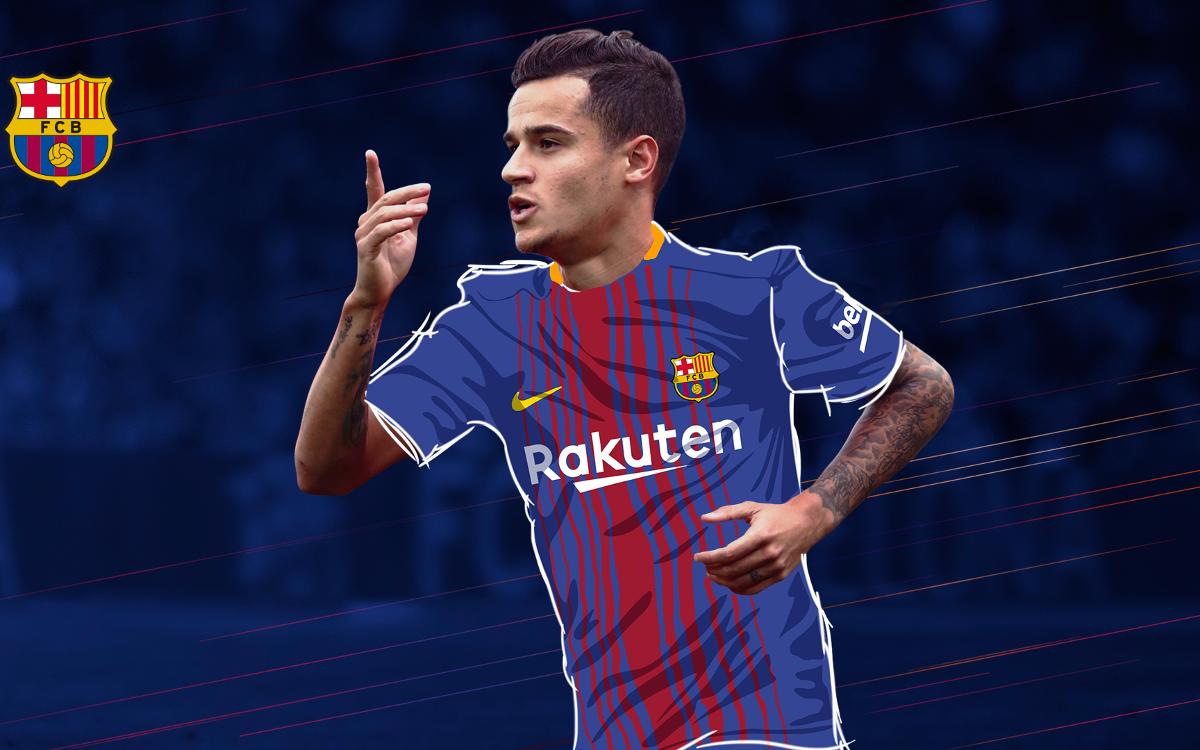 Philippe Coutinho, new FC Barcelona player