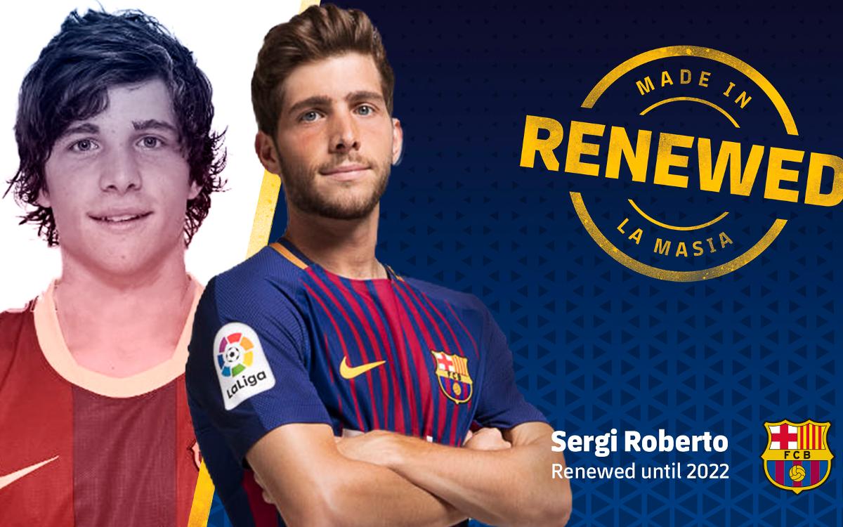 Sergi Roberto and FC Barcelona agree contract renewal through to 2022