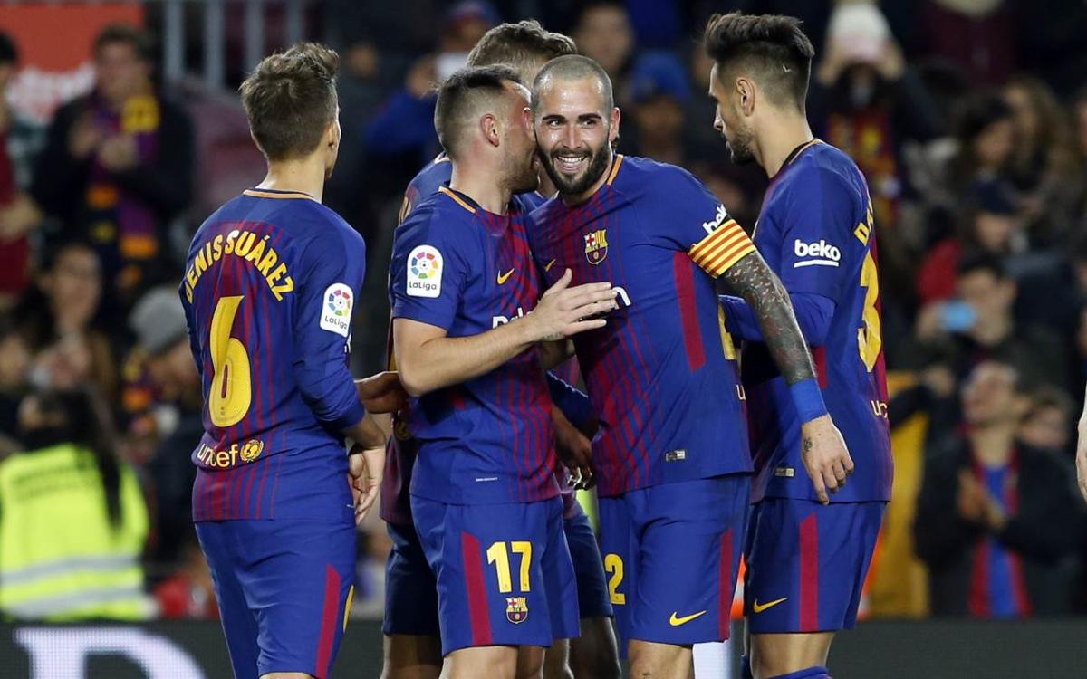 FC Barcelona - Real Murcia: Noche especial para certificar los octavos (5-0)