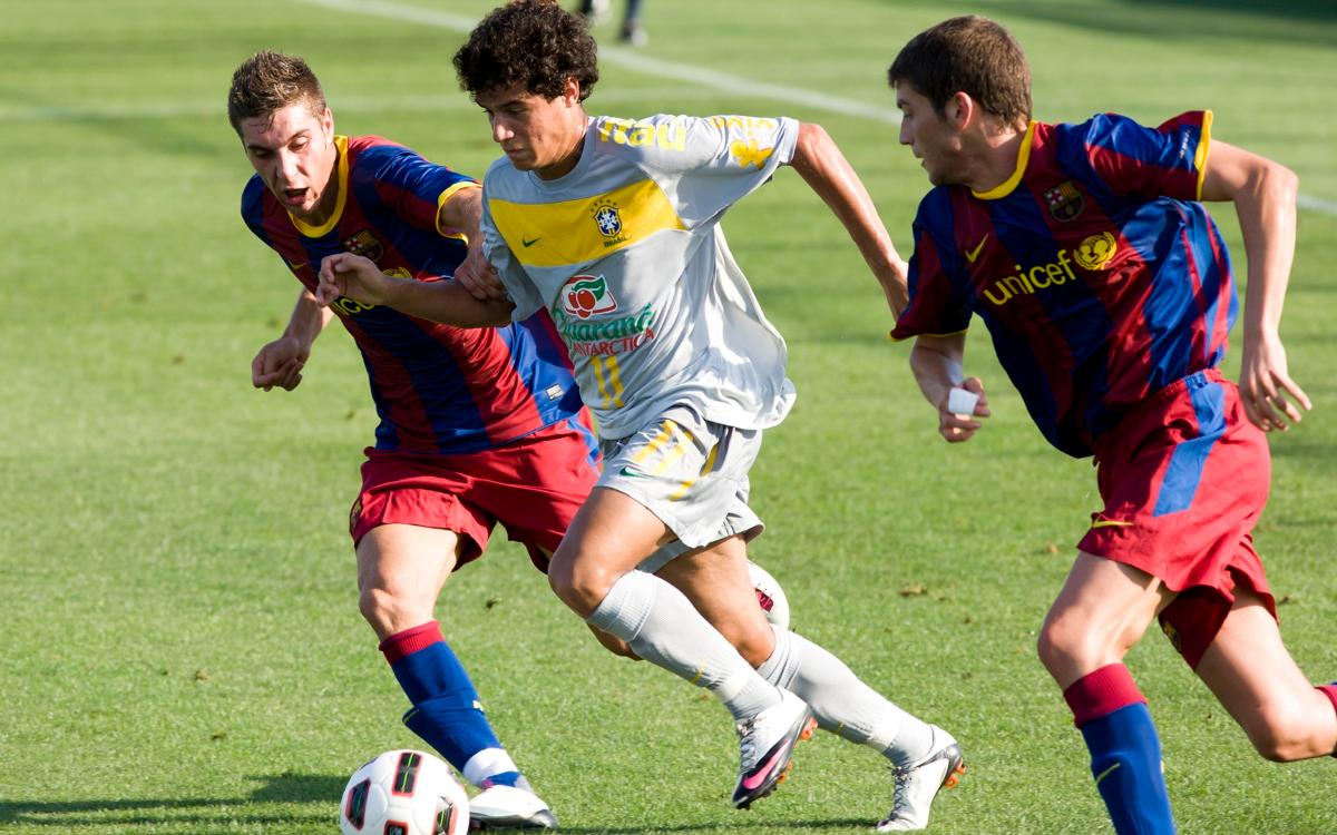 Vidéo - Les débuts de Coutinho, adolescent, à Barcelone