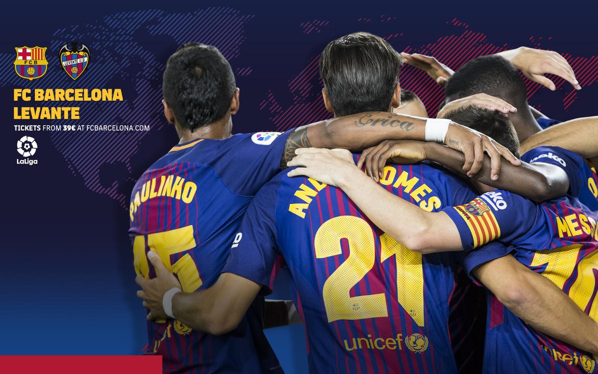 When and where to watch FC Barcelona v Levante