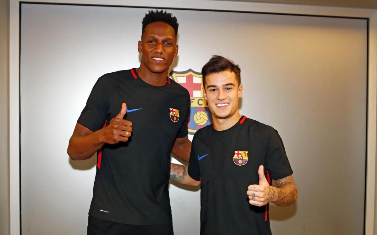 Philippe Coutinho and Yerry Mina included in squad to face Espanyol