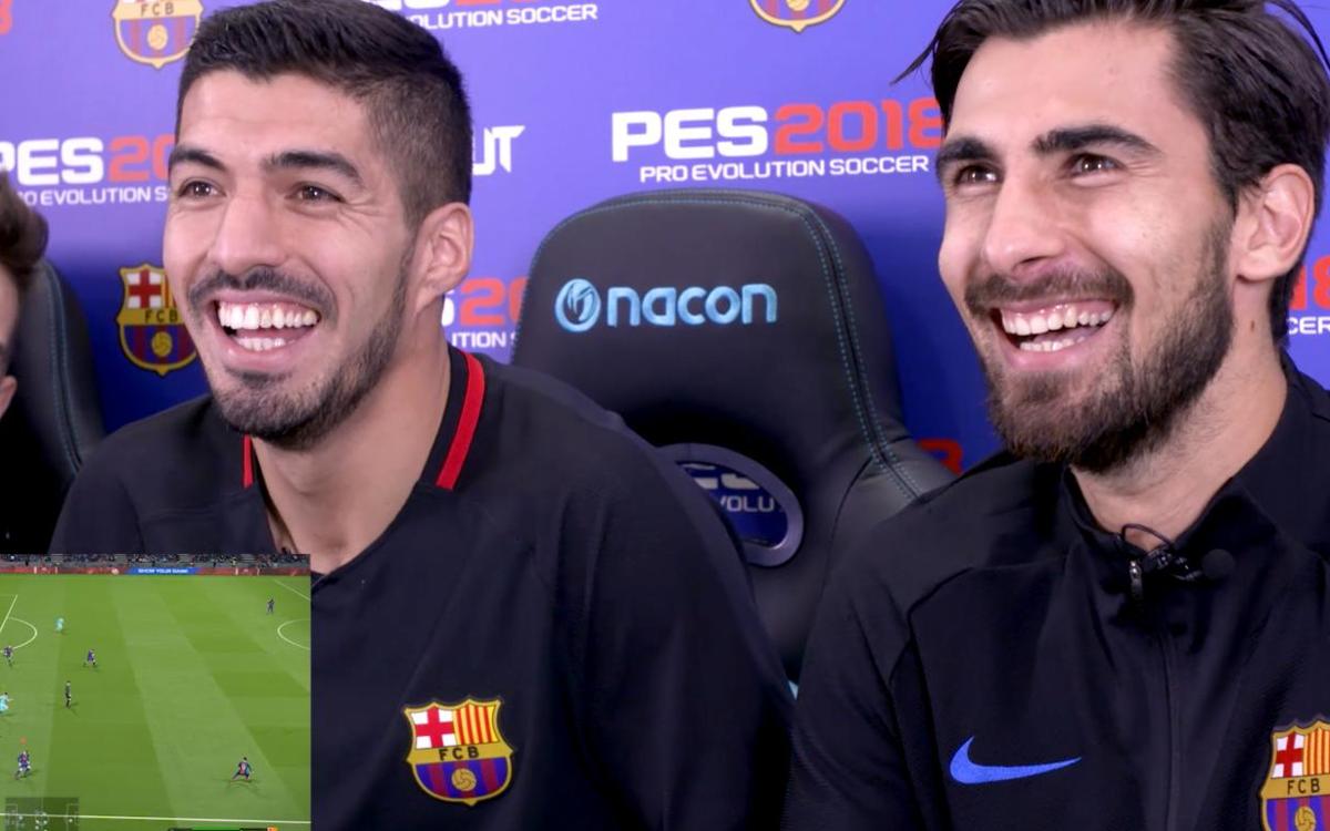 Who were the best Barça pairing to play Pro Evolution Soccer 2018?