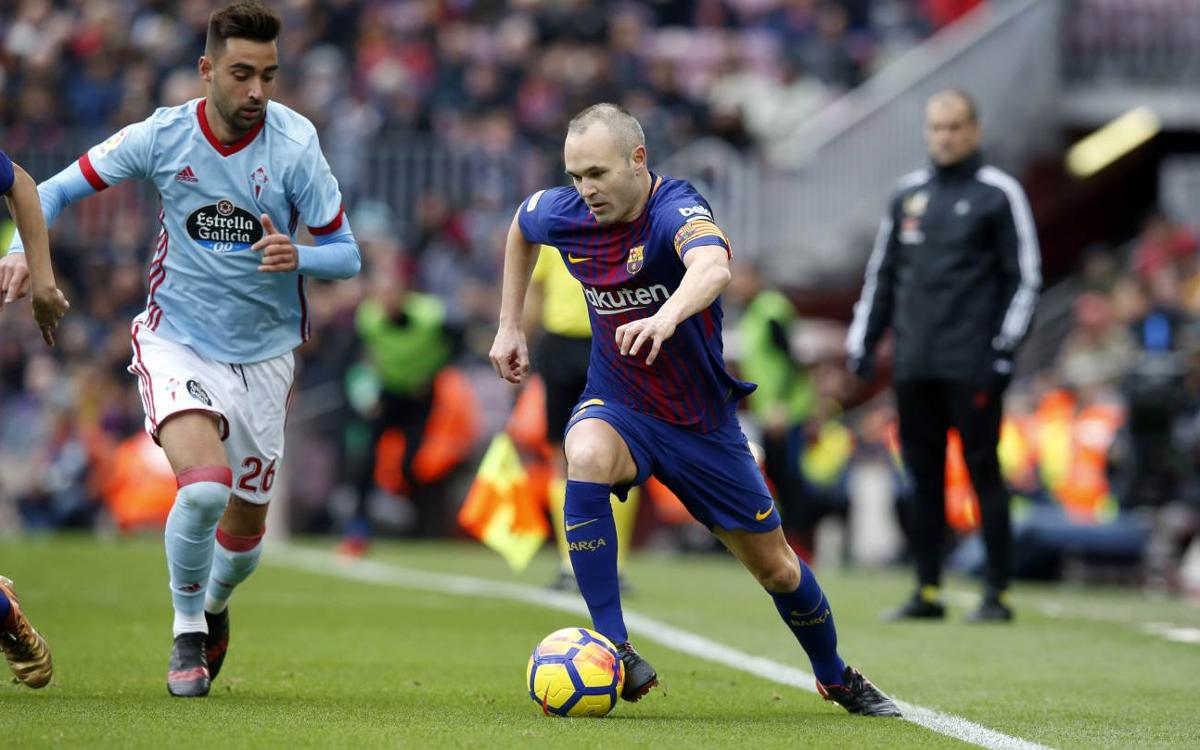Andrés Iniesta to miss next game