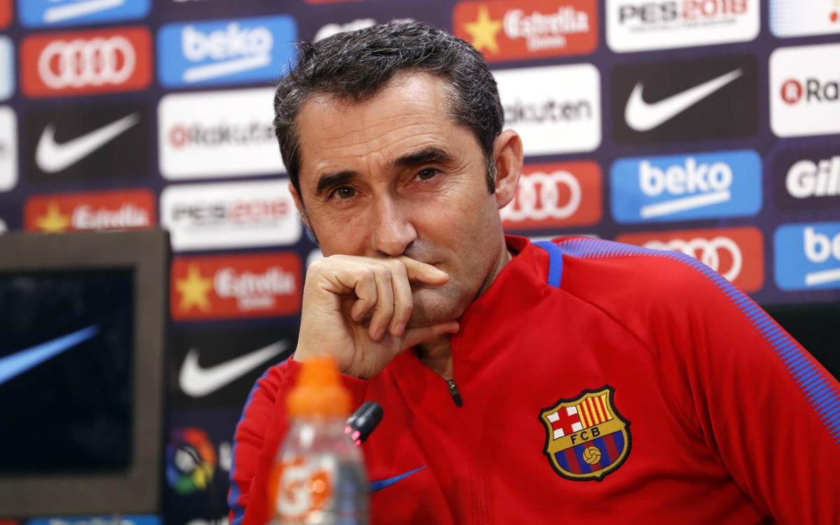 Ernesto Valverde: “Aquest derbi té una motivació especial”