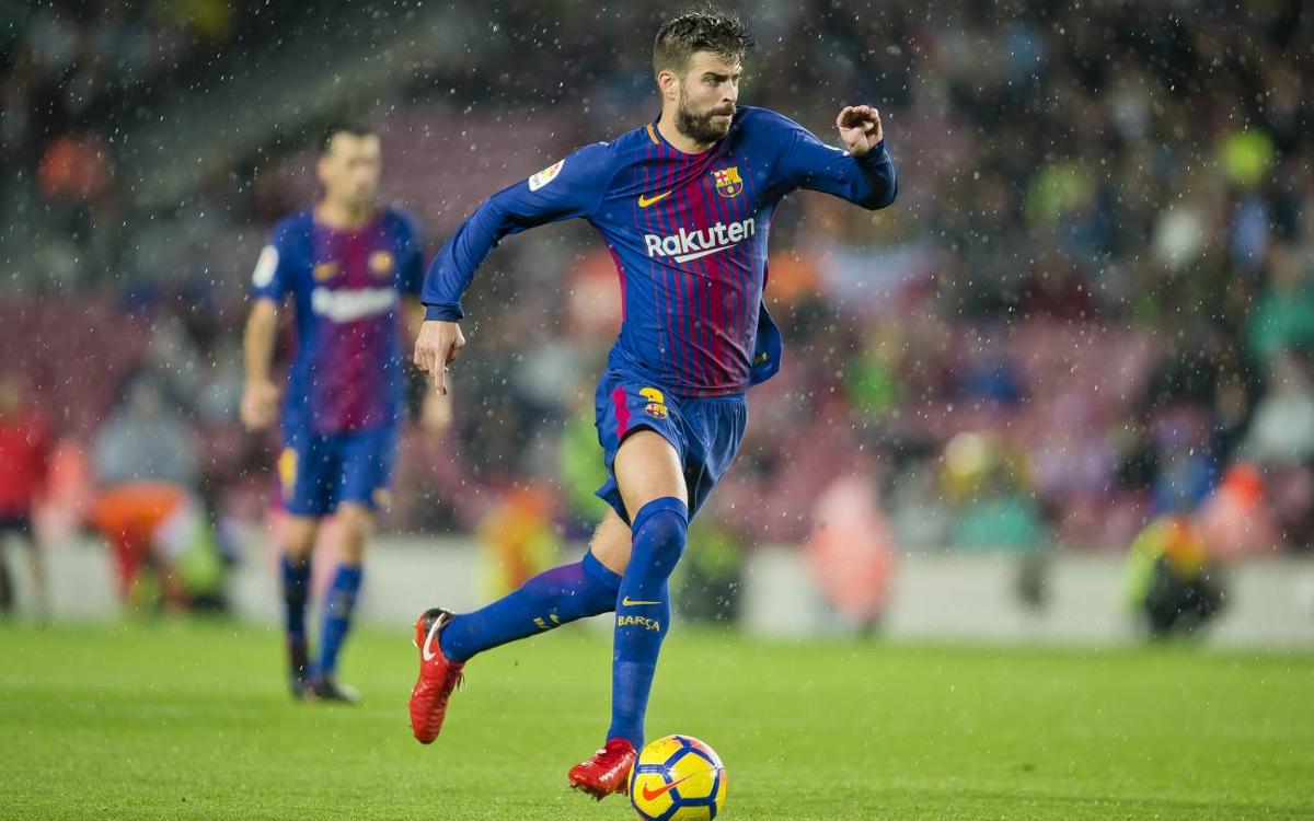 Gerard Piqué is Barça's top trending player among Google searches for 2017