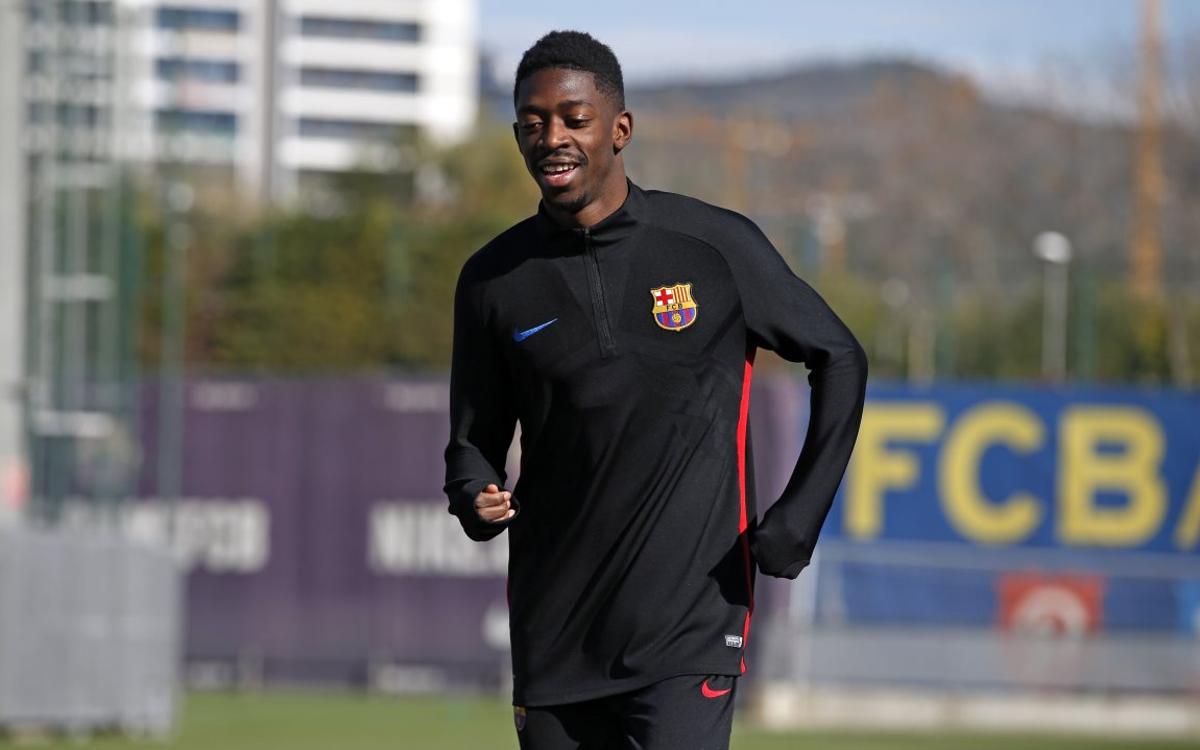 Dembélé continues on the road to recovery