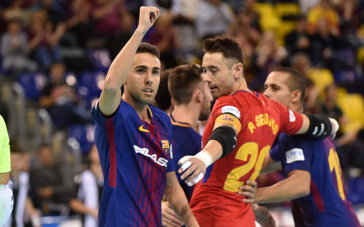 FC Barcelona Lassa - Llevant UD FS: A win for the new leaders (4-0)