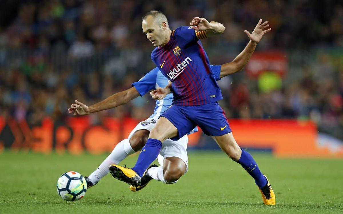 Iniesta finds the back of the net