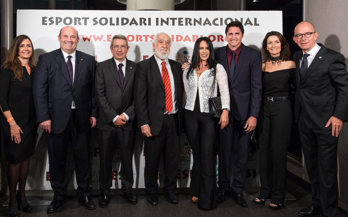 El Barça, presente en la cena de la Fundación Deporte Solidario Internacional