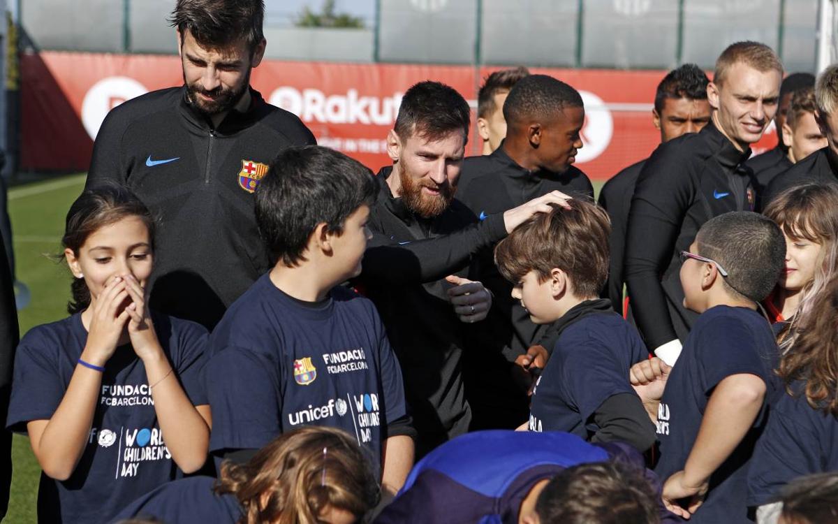 Le FC Barcelone et sa Fondation se joignent à la campagne de l'UNICEF
