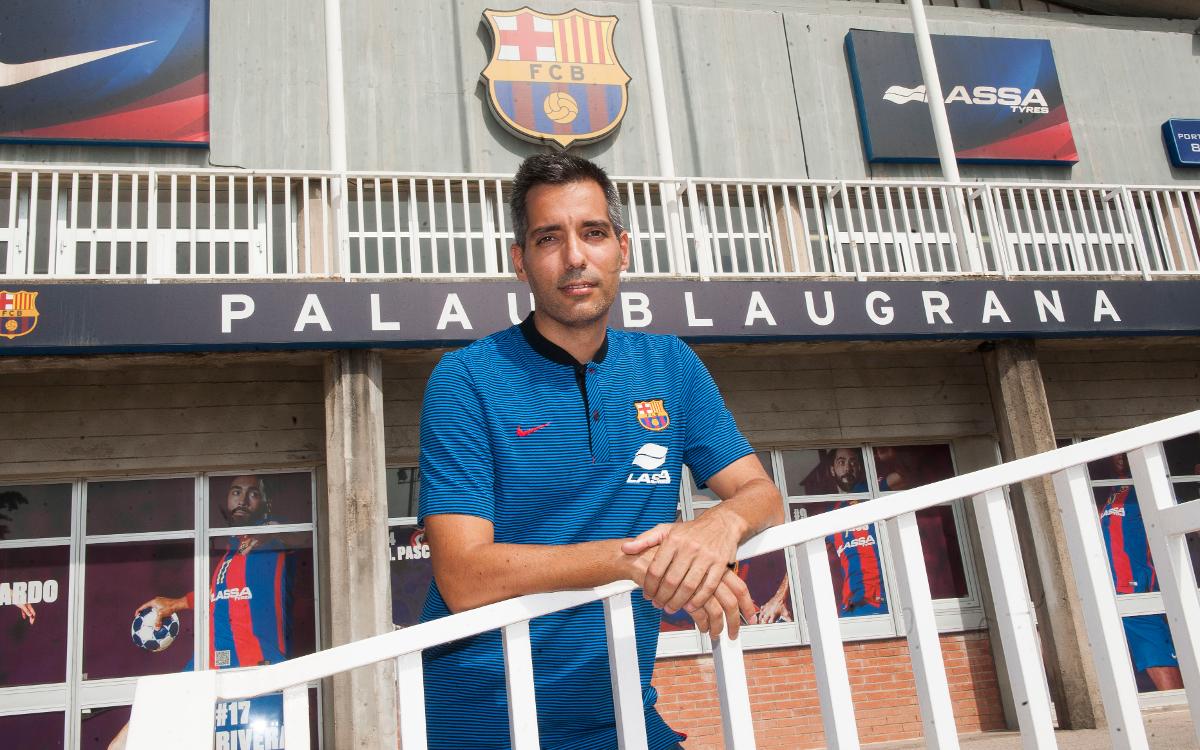 Guillem Pérez se incorpora al Barça Lassa como nuevo entrenador del equipo alevín