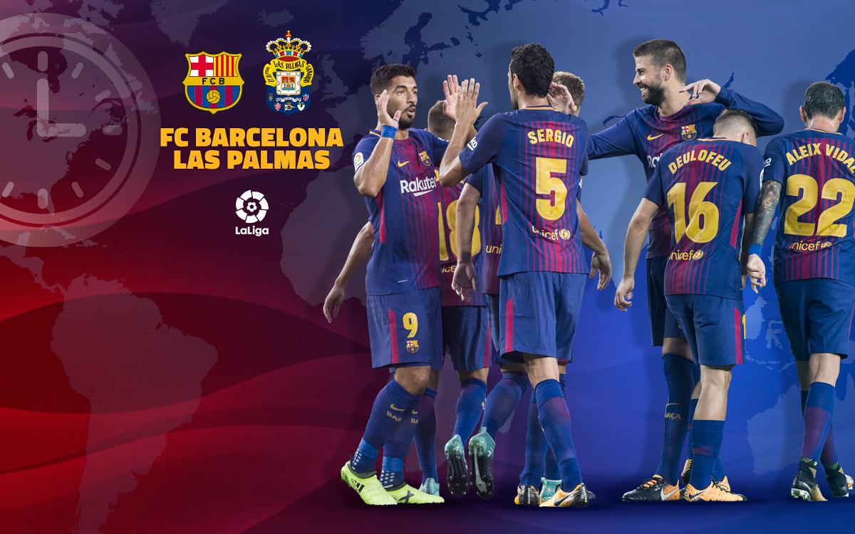 Quan i on es pot veure el FC Barcelona - Las Palmas