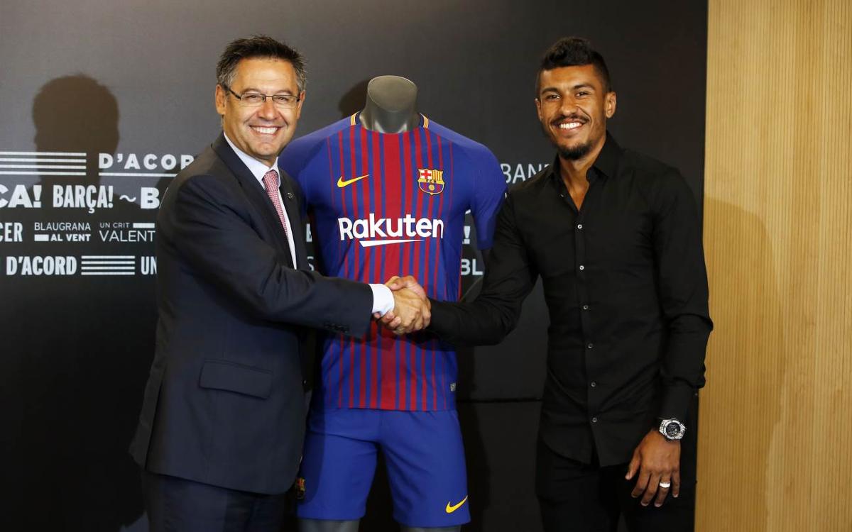 Paulinho's first day as an FC Barcelona player in 60 seconds