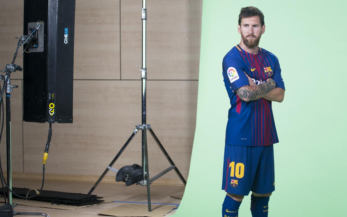 Vidéo - Les stars du FC Barcelone prennent la pose