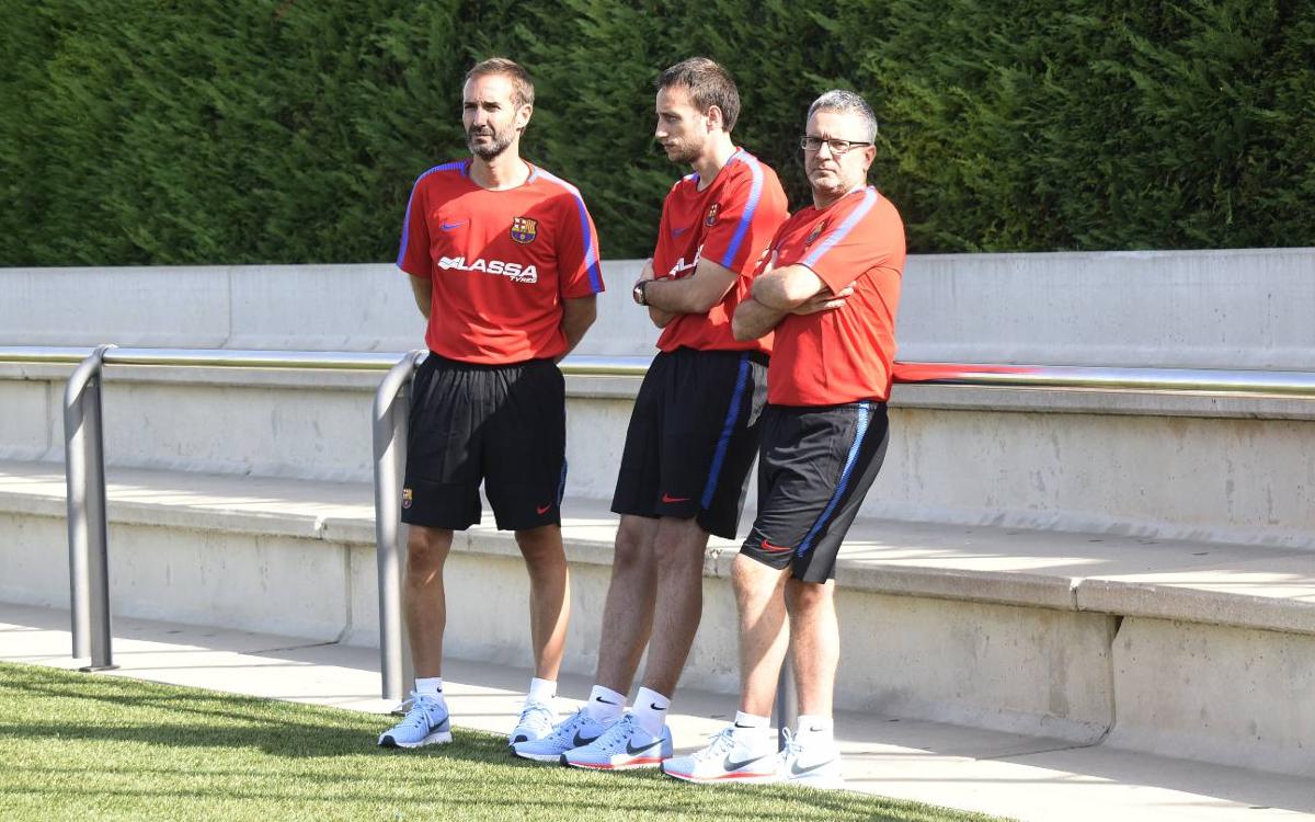 Sito Alonso: “A Moerman y a Pressey los he visto con ganas de aprender qué es el Barça”