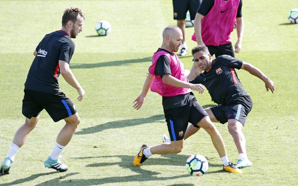 El plan de entrenamientos de la semana marcado por el Gamper y la ida de la Supercopa de España