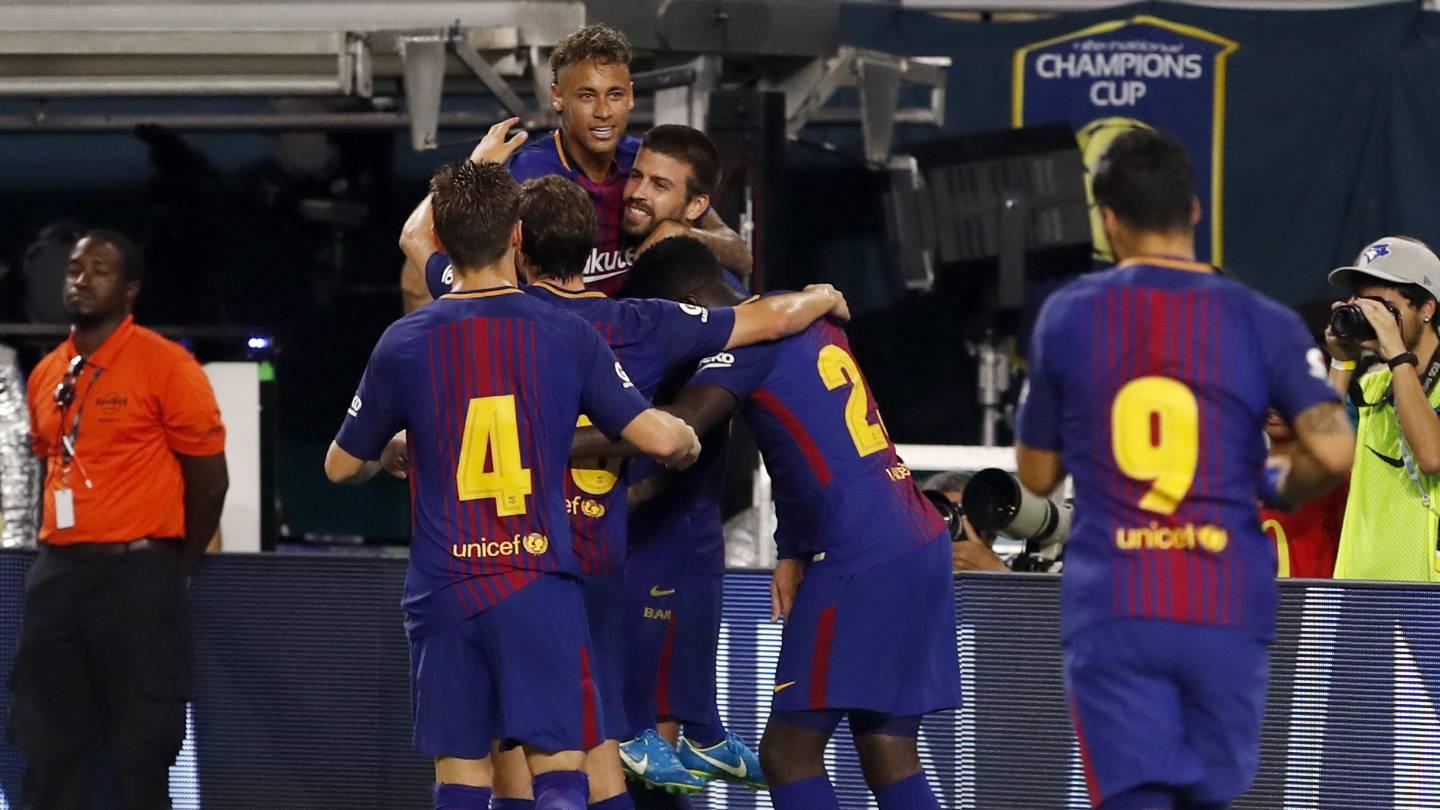 Slagskib bemærkning Vanærende FC Barcelona win their first International Champions Cup with Neymar Jr as  top scorer