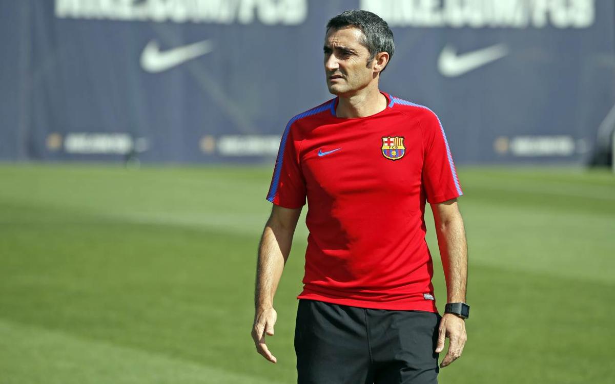 Ernesto Valverde: “Haurem de donar el millor de nosaltres, seran dos partits forts”