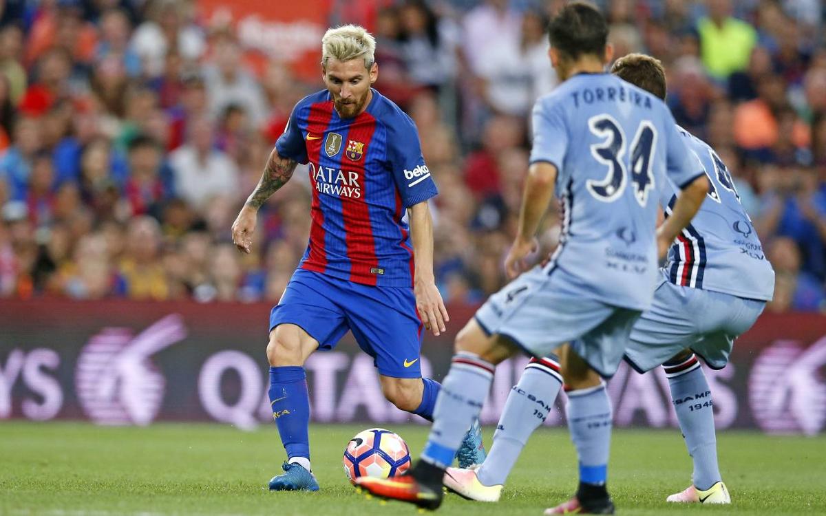 Vidéo - Tous les buts de Messi lors du Trophée Gamper avec le FC Barcelone