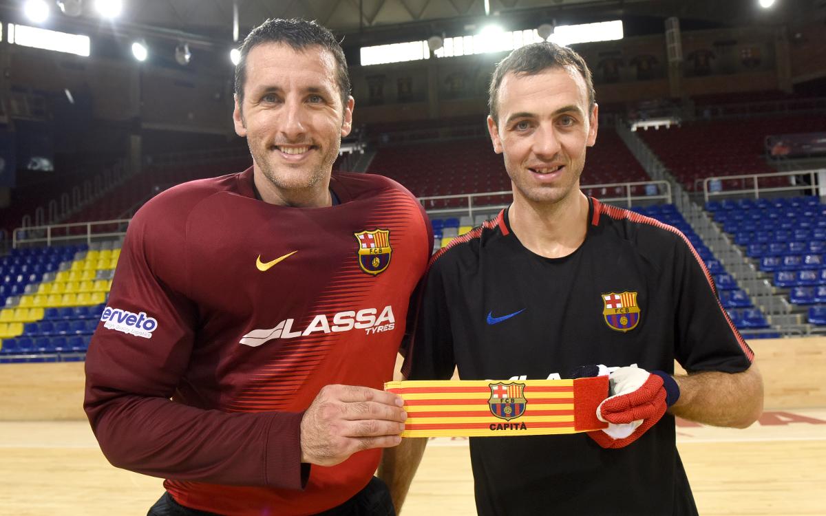Aitor Egurrola i Sergi Panadero seguiran capitanejant el Barça Lassa d’hoquei